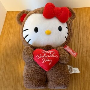 Hello Kitty Brown and Red Valentine's Greeter